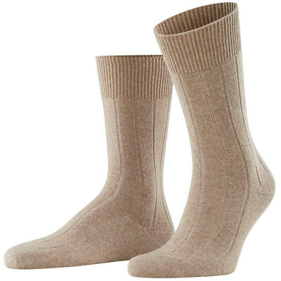 Falke Brown Lhasa Rib Socks