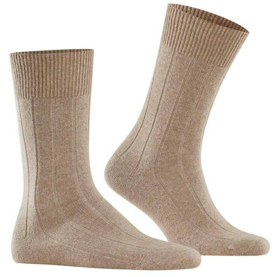 Falke Brown Lhasa Rib Socks