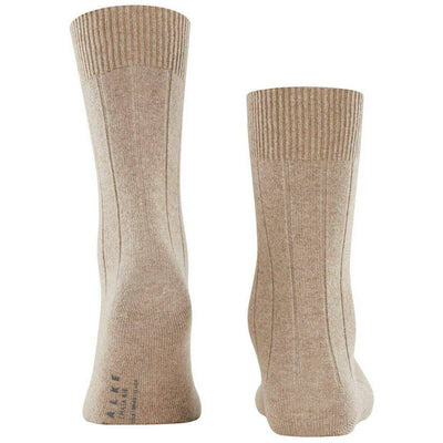 Falke Brown Lhasa Rib Socks