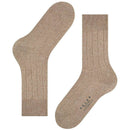 Falke Brown Lhasa Rib Socks