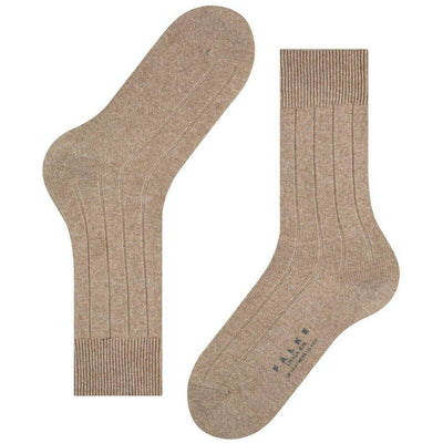 Falke Brown Lhasa Rib Socks