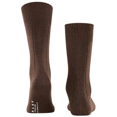 Falke Brown Lhasa Rib Socks