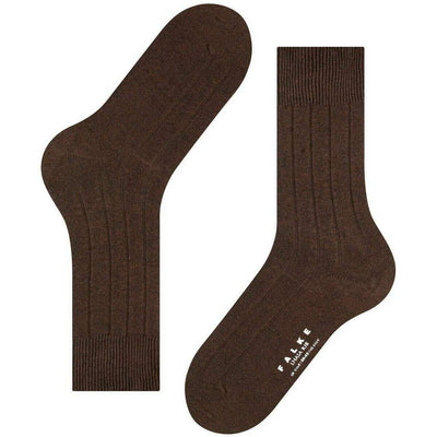Falke Brown Lhasa Rib Socks
