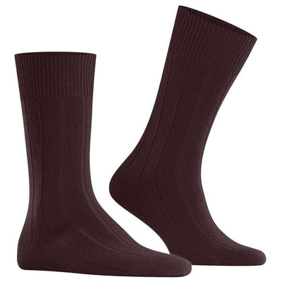 Falke Brown Lhasa Rib Socks