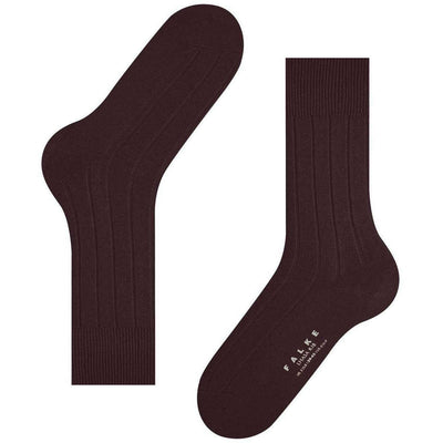 Falke Brown Lhasa Rib Socks