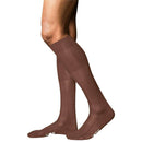 Falke Brown No 9 Pure Fil d´Écosse Knee High Socks