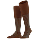 Falke Brown Oxford Stripe Knee High Socks