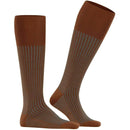 Falke Brown Oxford Stripe Knee High Socks