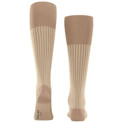 Falke Brown Oxford Stripe Knee High Socks