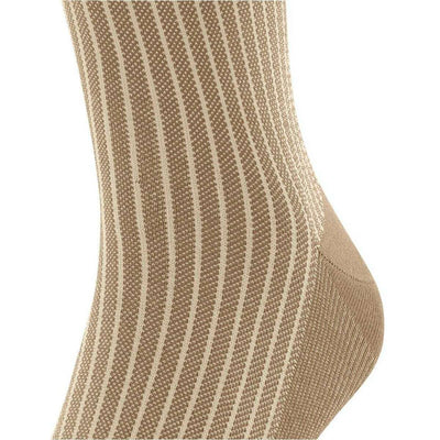 Falke Brown Oxford Stripe Knee High Socks