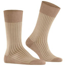 Falke Brown Oxford Stripe Socks