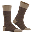 Falke Brown Sensitive Mapped Line Socks