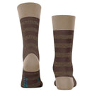 Falke Brown Sensitive Mapped Line Socks