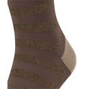 Falke Brown Sensitive Mapped Line Socks