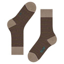 Falke Brown Sensitive Mapped Line Socks