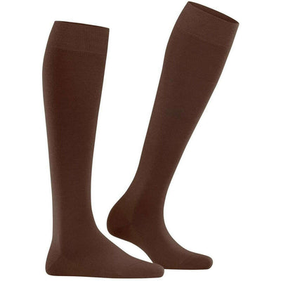 Falke Brown Softmerino Knee High Socks