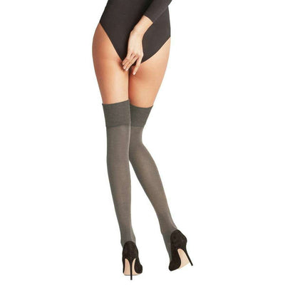 Falke Brown Softmerino Overknee Socks