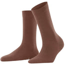 Falke Brown Softmerino Socks