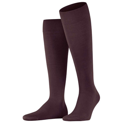 Falke Burgundy Climawool Knee High Socks