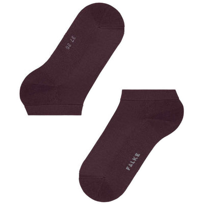 Falke Burgundy Climawool Sneaker Socks