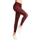 Falke Burgundy Cotton Touch Leggings