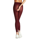 Falke Burgundy Cotton Touch Leggings