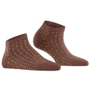 Falke Burgundy Multispot Sneaker Socks