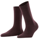 Falke Burgundy Softmerino Socks