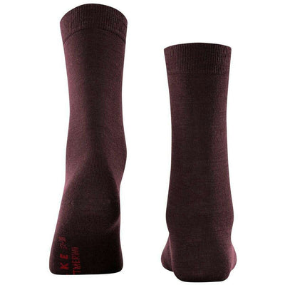 Falke Burgundy Softmerino Socks