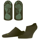 Falke Green Cool Kick Printed Sole Sneaker Socks