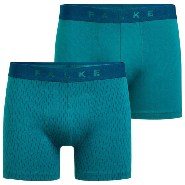 Falke Green Daily Comfort Printed 2-Pack Boxer Brief