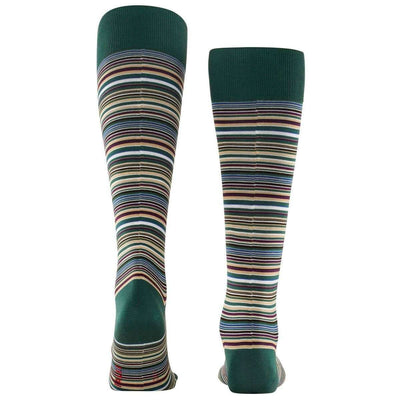 Falke Green Microblock Knee High Socks