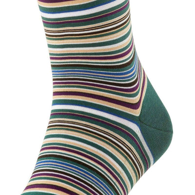 Falke Green Microblock Knee High Socks