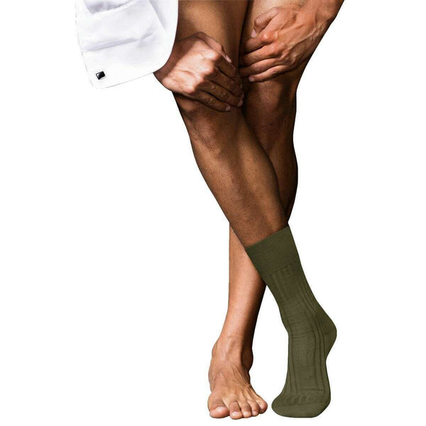 Falke Green No 13 Finest Piuma Cotton Socks
