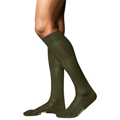 Falke Green No 9 Pure Fil d´Écosse Knee High Socks