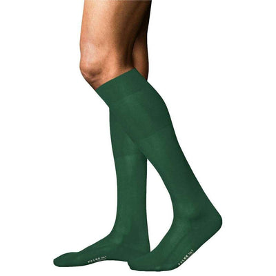 Falke Green No 9 Pure Fil d´Écosse Knee High Socks