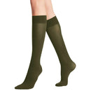 Falke Green Pure Matt 50 Denier Knee High Tights