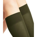 Falke Green Pure Matt 50 Denier Knee High Tights