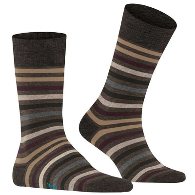 Falke Green Tinted Stripe Socks