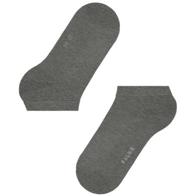 Falke Grey Climawool Sneaker Socks