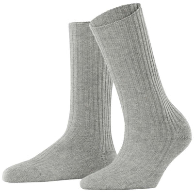 Falke Grey Cosy Wool Boot Socks