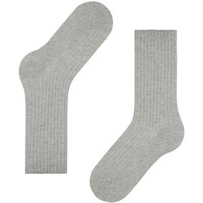 Falke Grey Cosy Wool Boot Socks