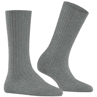 Falke Grey Cosy Wool Boot Socks