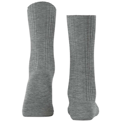 Falke Grey Cosy Wool Boot Socks
