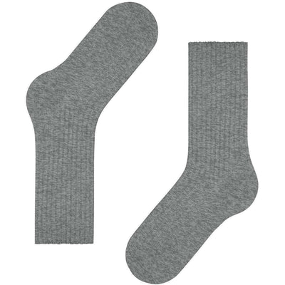 Falke Grey Cosy Wool Boot Socks