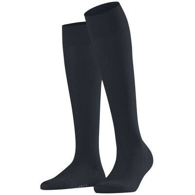 Falke Grey Cotton Touch Knee High Socks