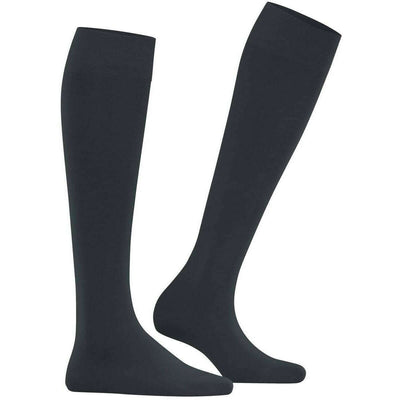 Falke Grey Cotton Touch Knee High Socks