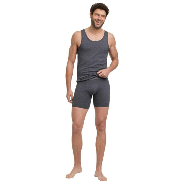 Falke Grey Daily Comfort 2-Pack Long Leg Boxer