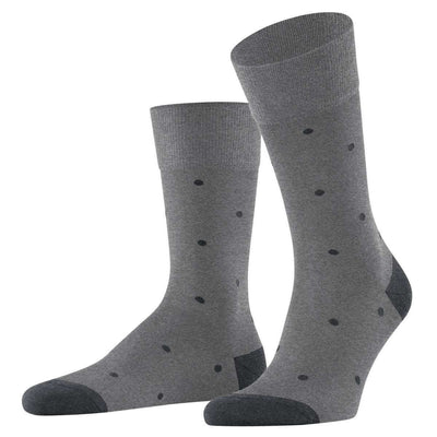 Falke Grey Dot Socks