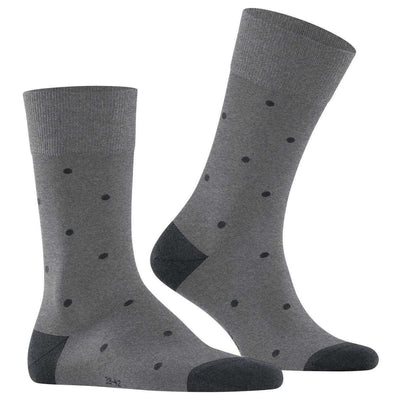 Falke Grey Dot Socks